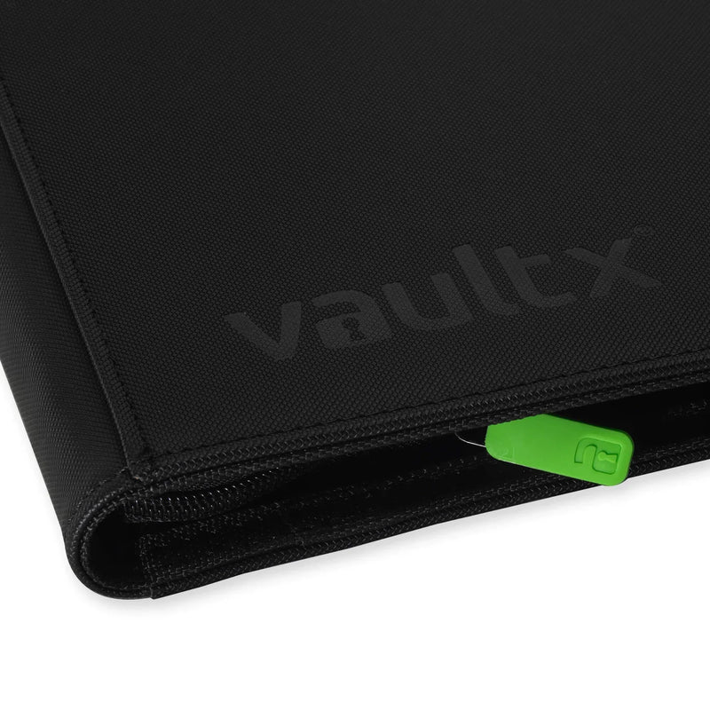 Vault X 12-Pocket Exo-Tec Zip Binder, close-up detail