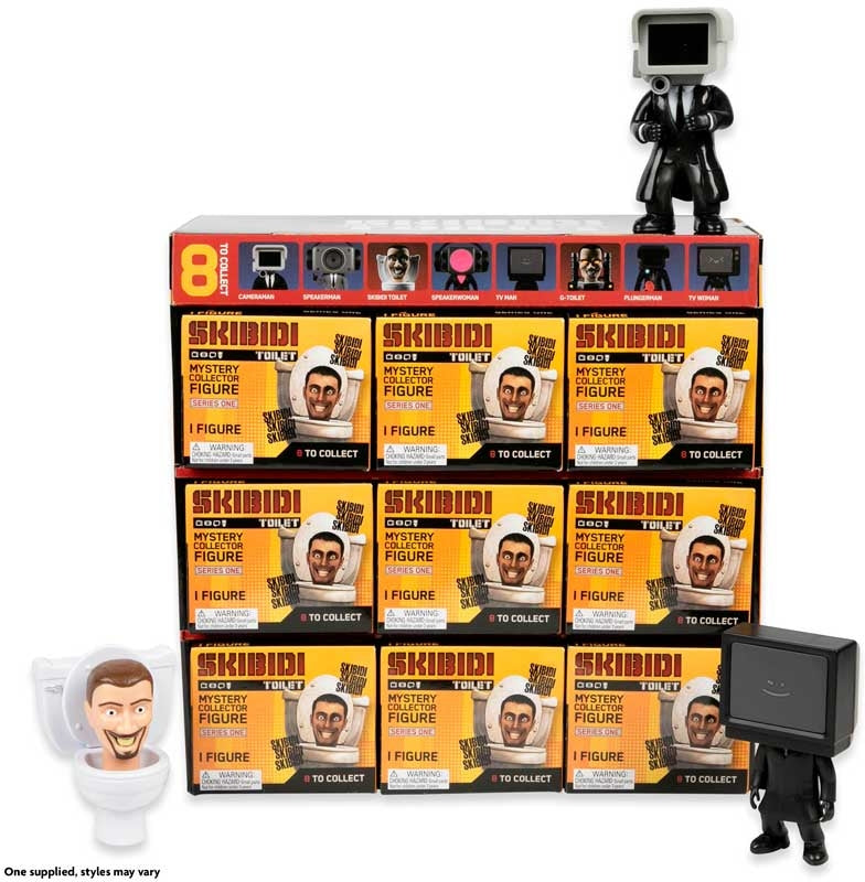 Skibidi Toilet Deluxe Mystery Figures Assorted, side angle