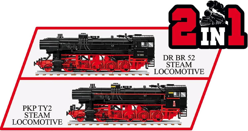Cobi Historical Trains Steam Locomotive DRB 52 (1,723 Pieces) - Image 7