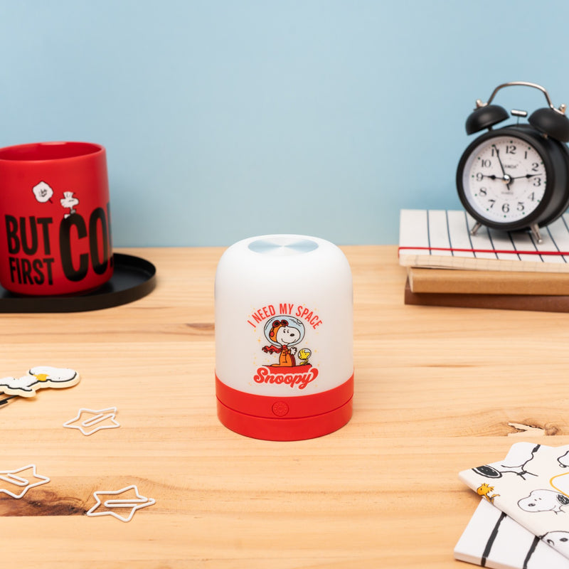 Snoopy Ambient LED Lamp Rechargeable Touch Control side angle