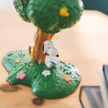 Snoopy Bookends Hand-Painted Resin Two-Piece Set design detail