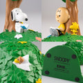 Snoopy Bookends Hand-Painted Resin Two-Piece Set close up detail