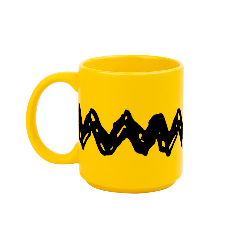 Snoopy and Charlie Brown Stackable Ceramic Mug 350ml close up detail