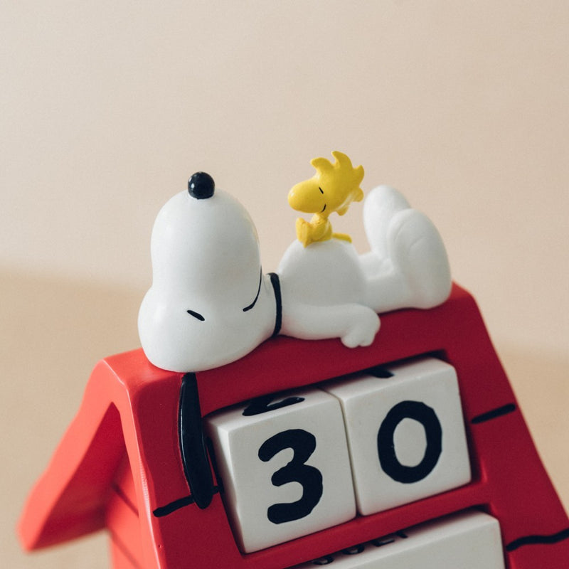Snoopy Doghouse 3D Perpetual Calendar packaging view
