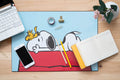 Snoopy Doghouse Desk Mat close up detail