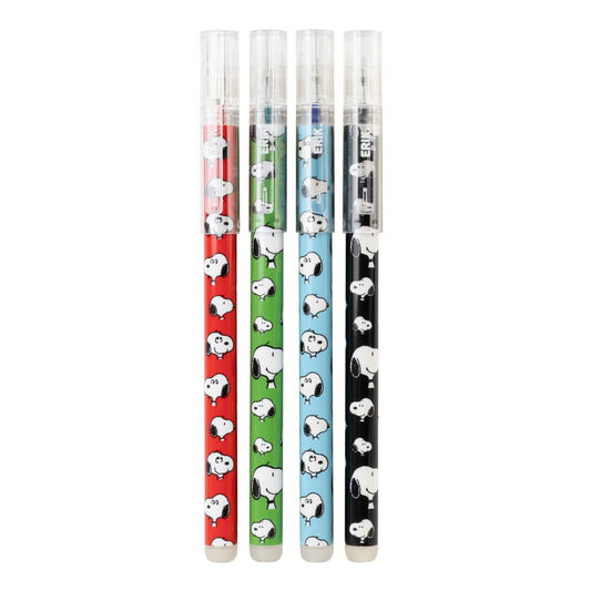 Snoopy Erasable Pen Set of 4 Colours in Window Box