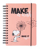 Snoopy Hardcover A5 Notebook 180 Pages Bullet Style