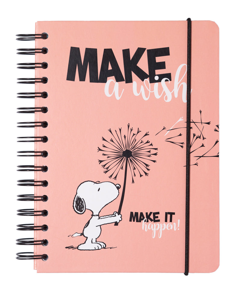 Snoopy Hardcover A5 Notebook 180 Pages Bullet Style