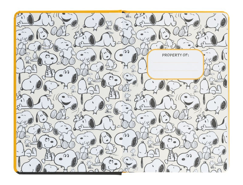 Snoopy Lazy Days A5 Premium Notebook side angle