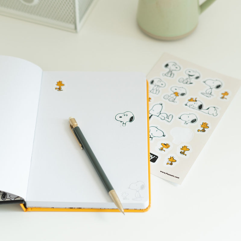 Snoopy Lazy Days A5 Premium Notebook design detail
