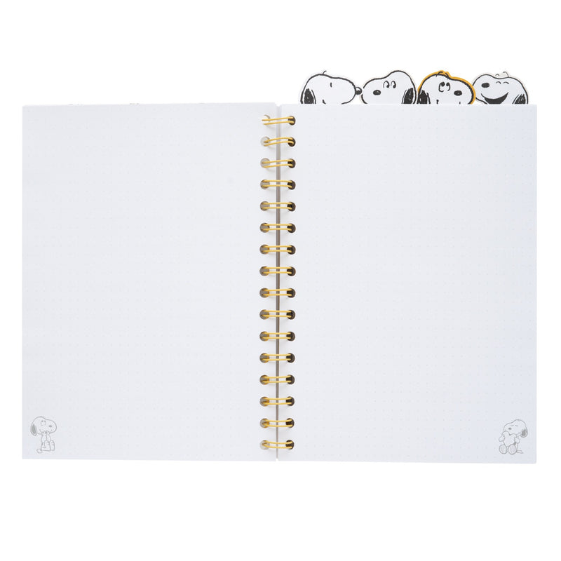 Snoopy Lazy Days Project Notebook side angle