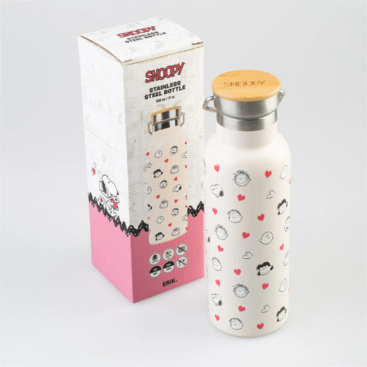 Snoopy Love Season Metal Water Bottle 500ml with Handle alternate view
