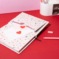 Snoopy Love Season Premium A5 Notebook Plush Cover design detail
