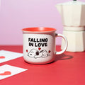 Snoopy Love Season Premium Mug close up detail