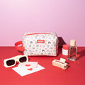 Snoopy Love Season Toiletry Bag close up detail