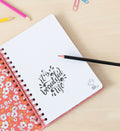 Snoopy Love Yourself Hardcover A5 Notebook design detail