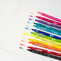 Snoopy Set of 12 Dual-Tip Erasable Colouring Markers side angle