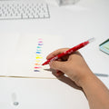 Snoopy Set of 12 Dual-Tip Erasable Colouring Markers close up detail