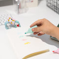 Snoopy Set of 4 Highlighters with 3D Silicone Toppers side angle