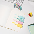 Snoopy Set of 4 Highlighters with 3D Silicone Toppers close up detail