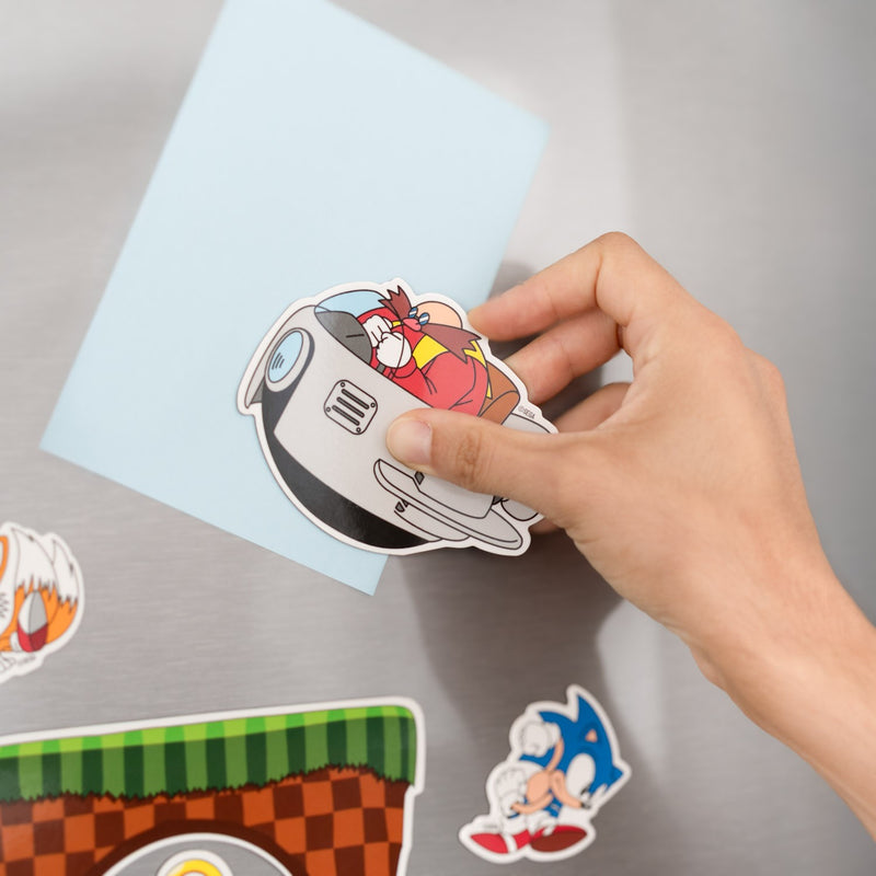 Sonic the Hedgehog Die-Cut Magnet Set design detail