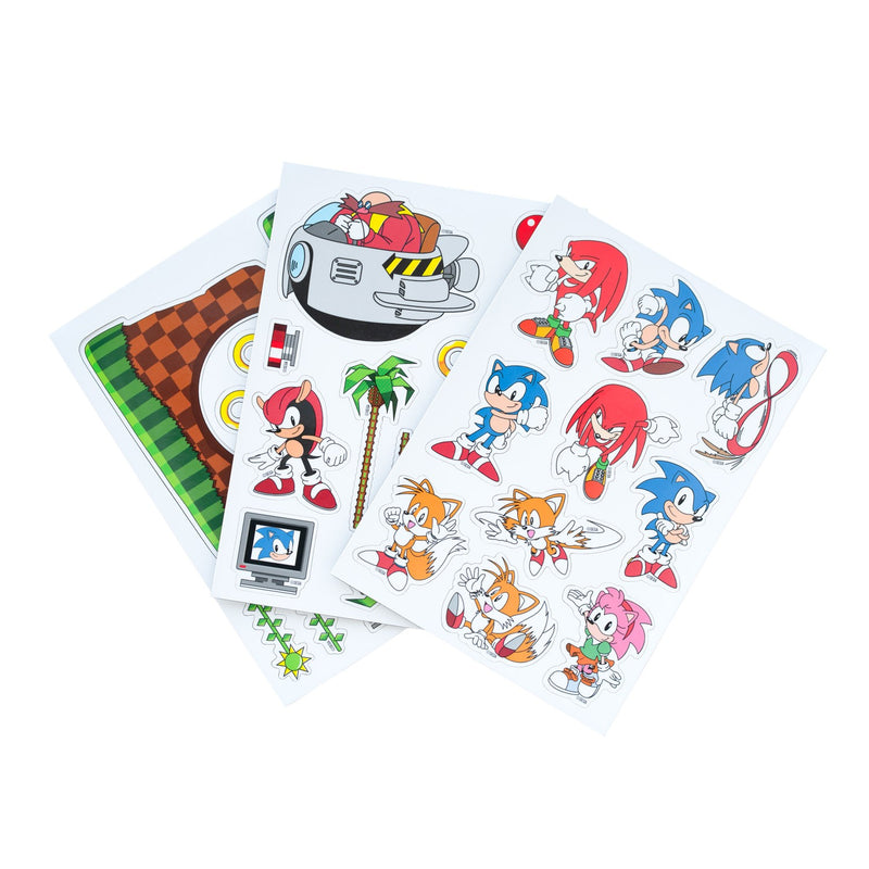 Sonic the Hedgehog Die-Cut Magnet Set side angle