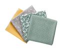 Sophie la girafe® – 4 Coloured Swaddles Gift Set, side angle