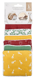 Sophie la girafe® - 6 Washable Wipes, rear view