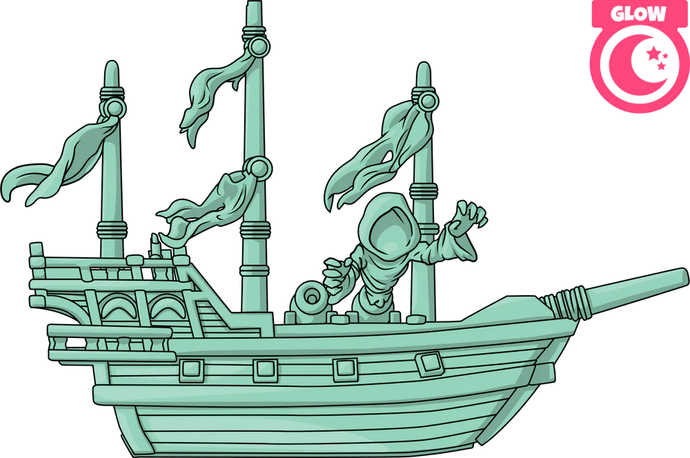 Youtooz Ghost Ship Sea of Thieves Vinyl Figure