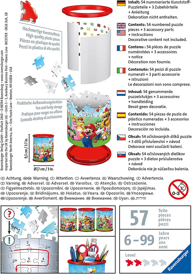 Super Mario Pencil Holder Puzzle (54 Pieces) - Image 6