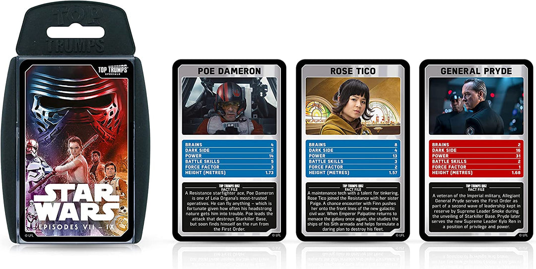 Top Trumps Specials Star Wars Episodes 7-9 Card Game