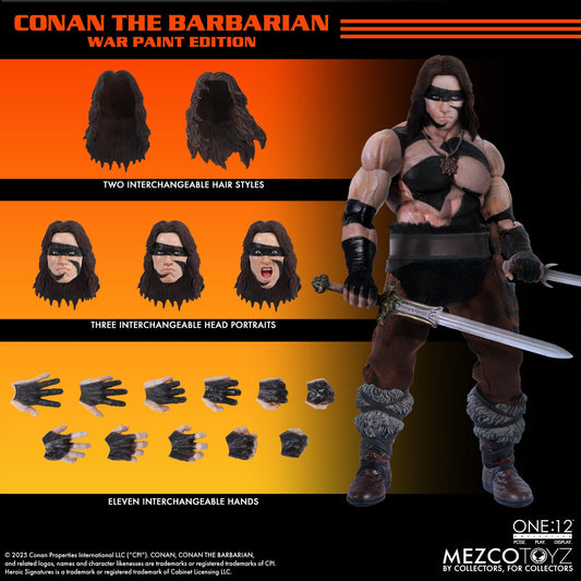 Conan the Barbarian (1982) Conan War Paint Edition One:12 Collective Action Figure