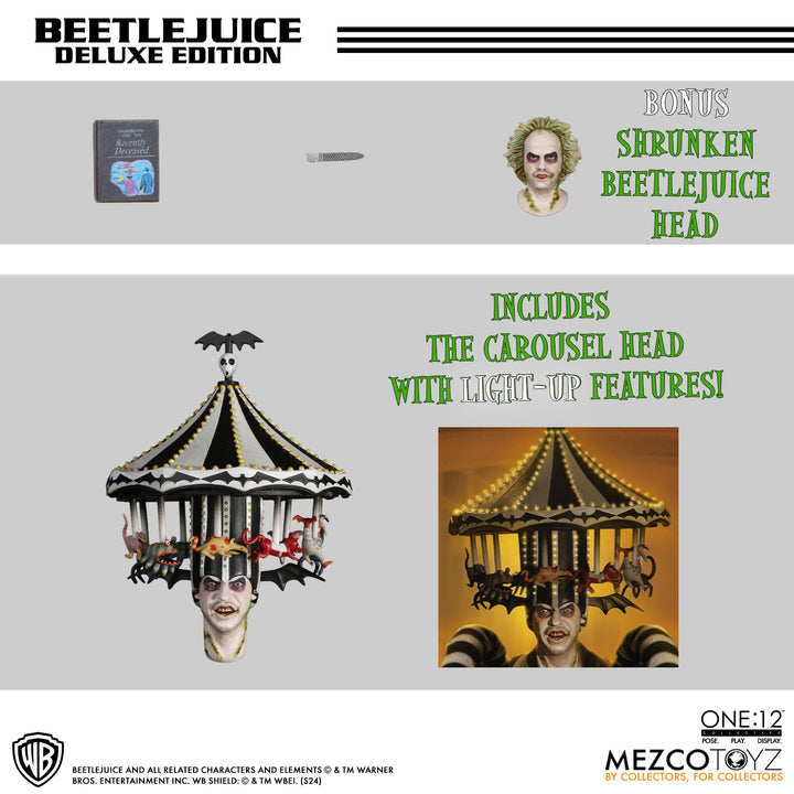 Mezco Beetlejuice (1988) One:12 Collective Beetlejuice Deluxe Edition