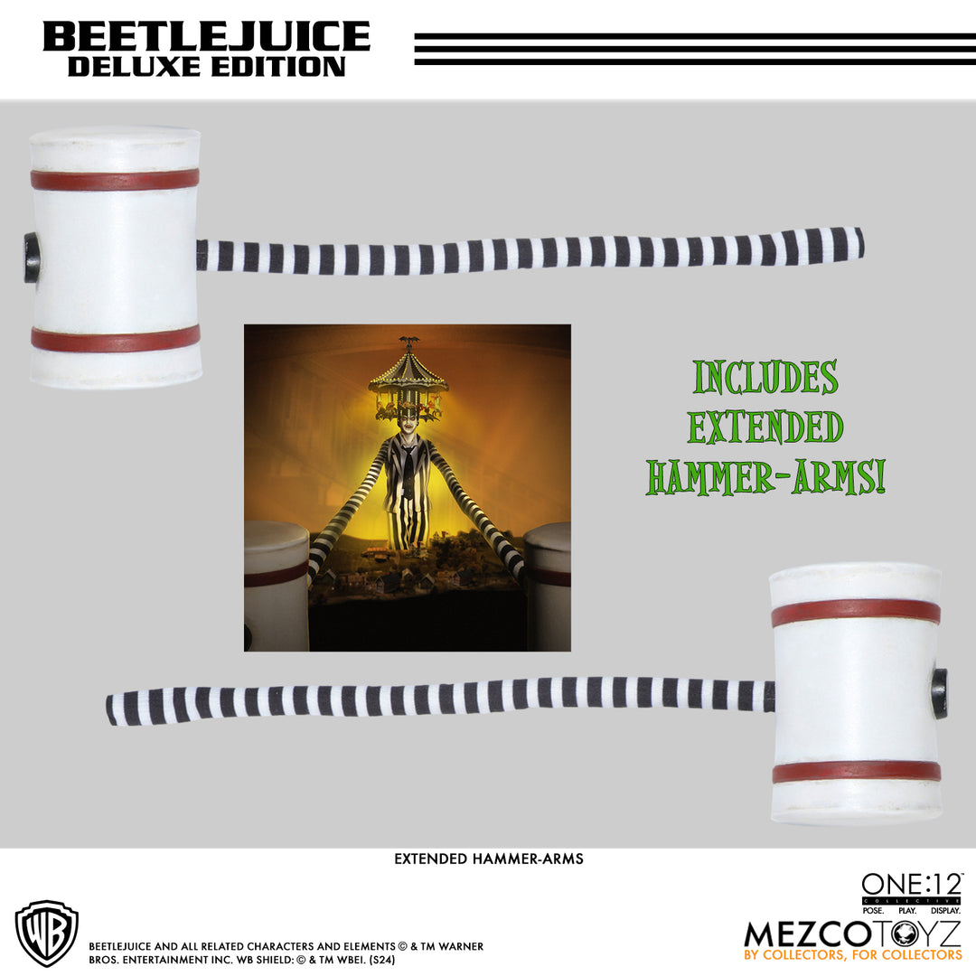 Mezco Beetlejuice (1988) One:12 Collective Beetlejuice Deluxe Edition