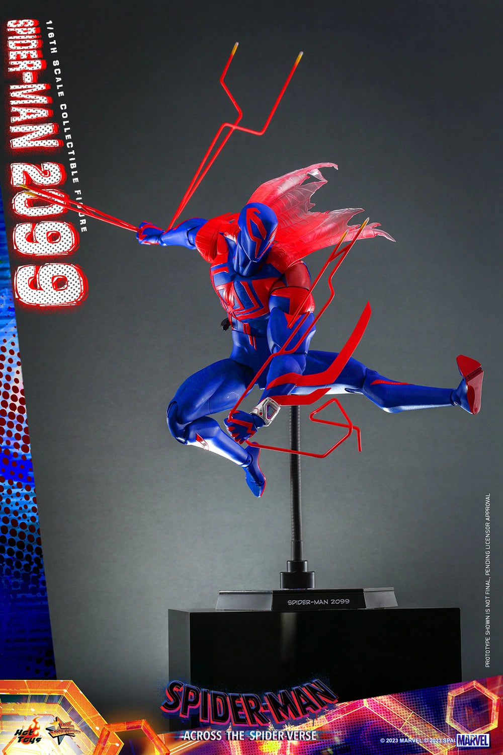 Hot Toys Spider-Man Across The Spider-Verse Spider-Man 2099 1/6th Scale  Figure