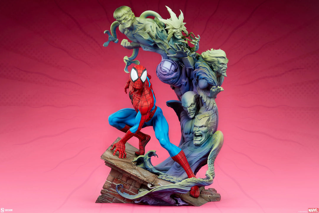 Sideshow Marvel Spider-Man And Sinister Six Premium Format Statue