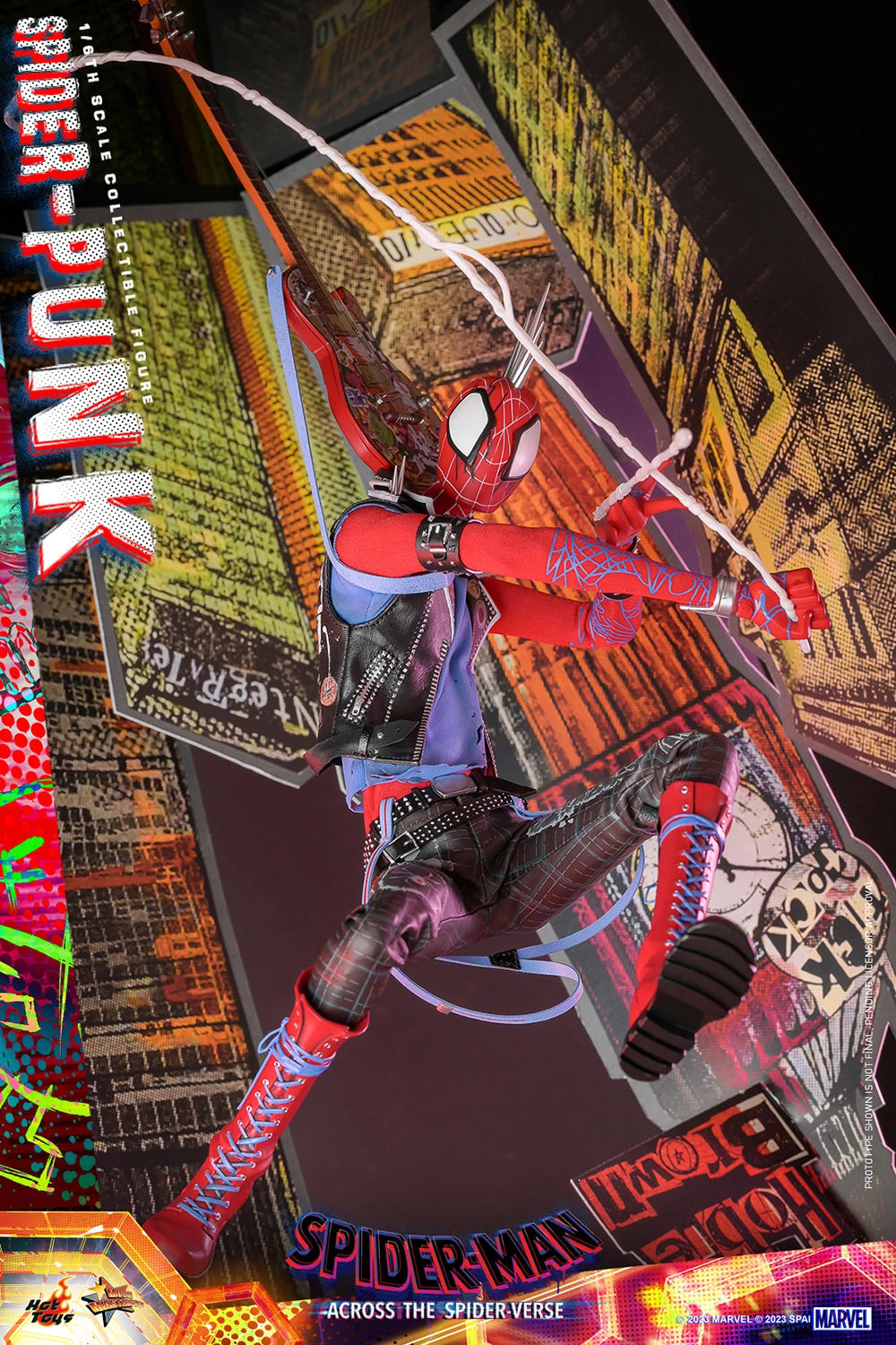 Hot Toys Spider-Man Across The Spider-Verse Spider-Punk 1/6 Scale Figure