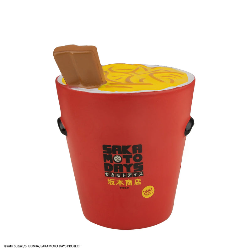 Sakamoto Days Ramen Noodles Squishy, close-up detail
