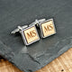 Personalised Square Wooden Cufflinks