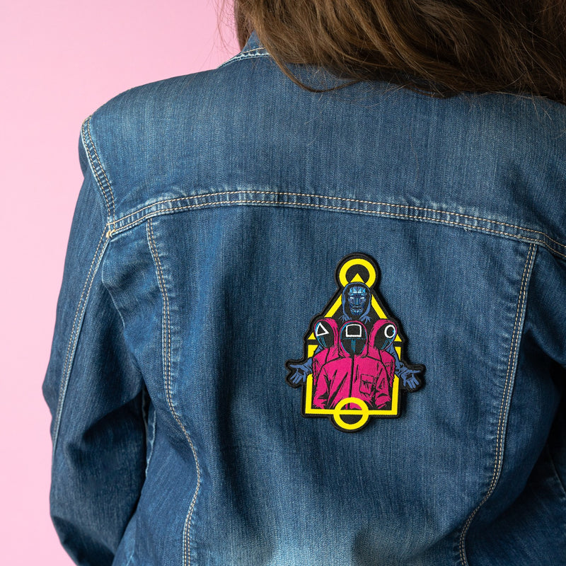 Squid Game Set of 3 Patches close up detail