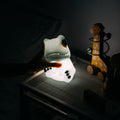 Jurassic Park Blue LED Arcade Lamp with Shelf close up detail