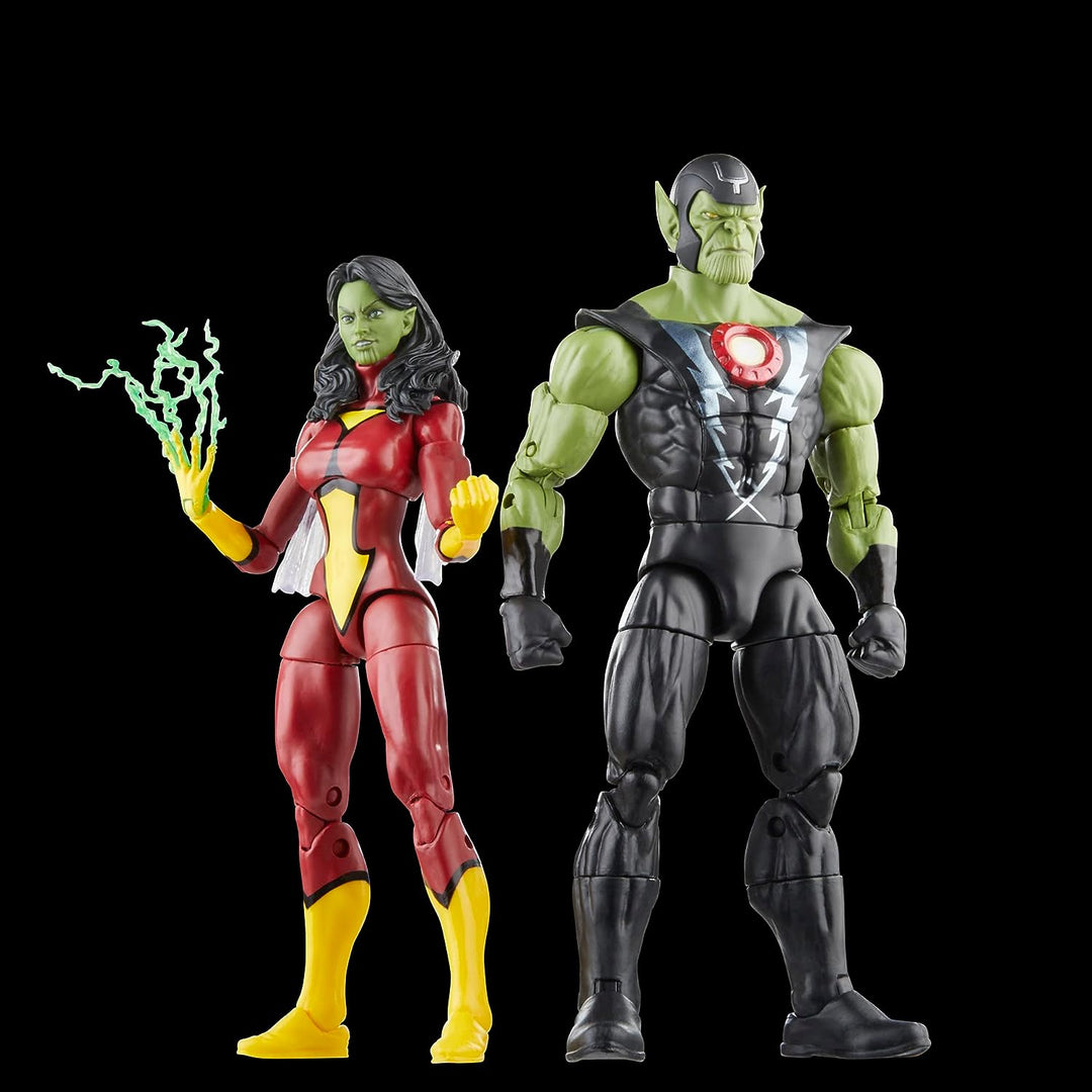 Marvel Legends Series Skrull Queen and Super Skrull Action Figure