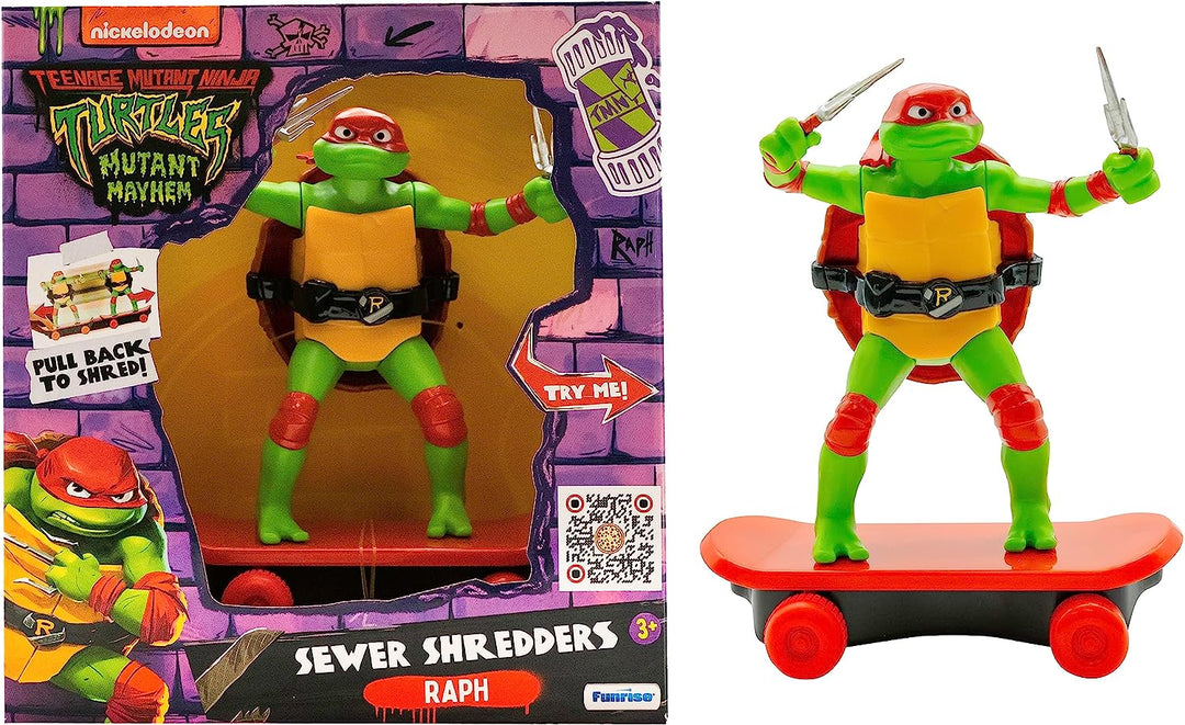 Teenage Mutant Ninja Turtles Mutant Mayhem Sewer Shredders Raphael Action Figure