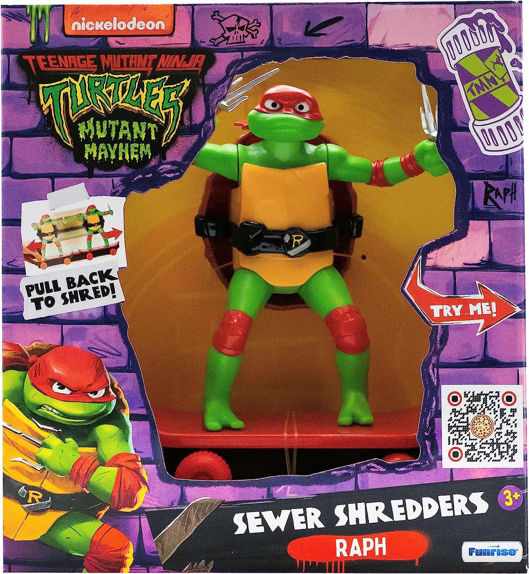 Teenage Mutant Ninja Turtles Mutant Mayhem Sewer Shredders Raphael Action Figure