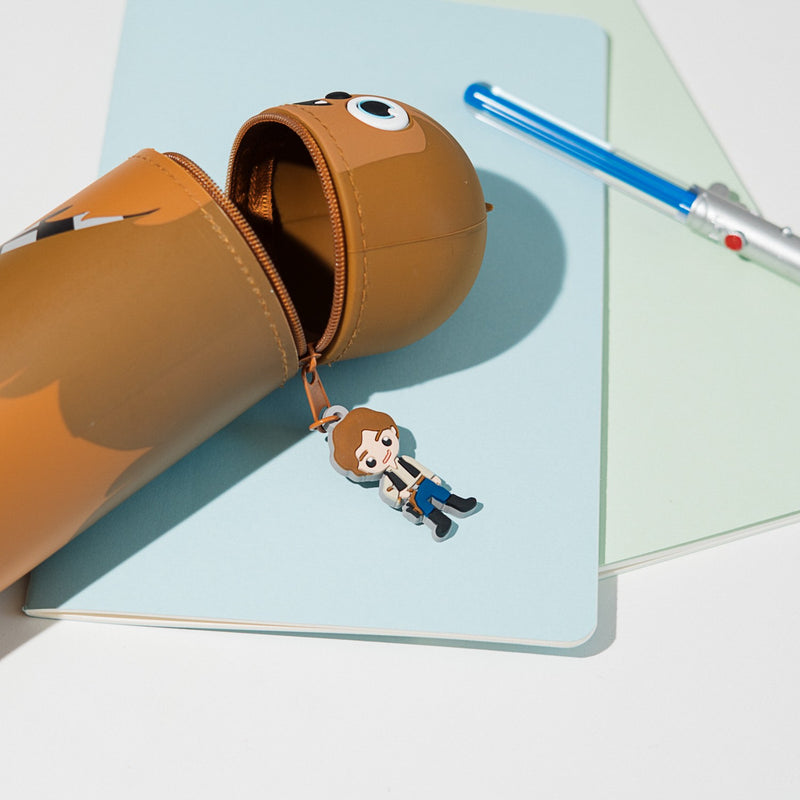 Star Wars Chewbacca 3D Expandable Silicone Pencil Case close up detail