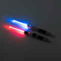 Star Wars Luke Skywalker & Darth Vader Set of 2 Lightsaber Pens side angle