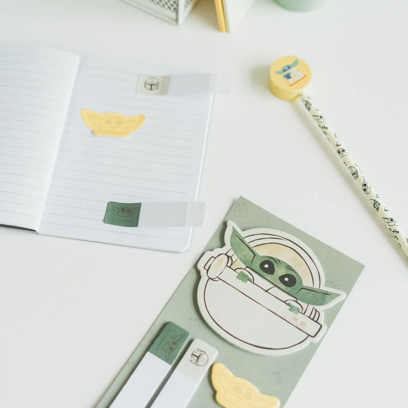 Star Wars the Mandalorian Grogu Stationery Set design detail