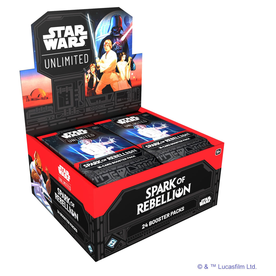 Star Wars: Unlimited Spark of Rebellion Booster Display (24 packs)