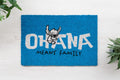 Stitch Disney Doormat close up detail