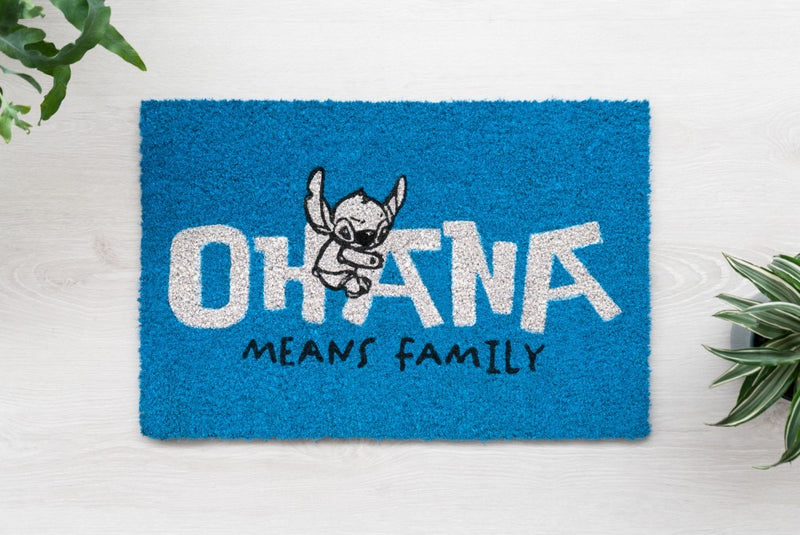 Stitch Disney Doormat close up detail